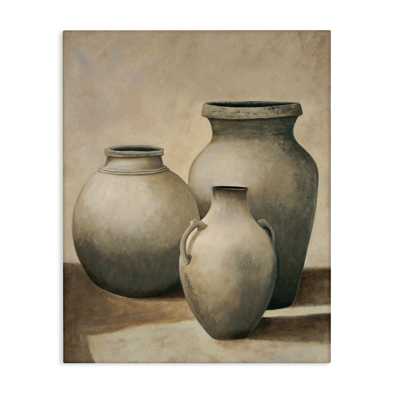 Stupell Industries Trio of Vases Still Life Canvas Design by André Mazo